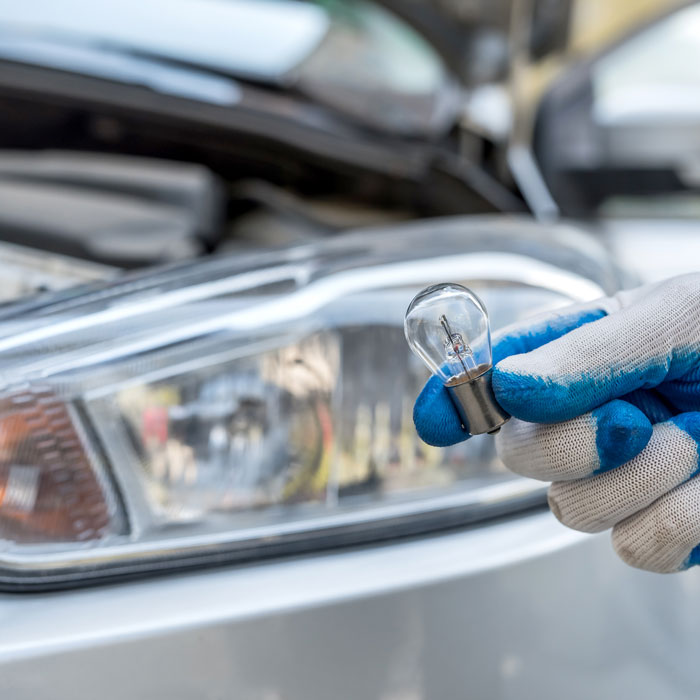 replacing headlight bulb