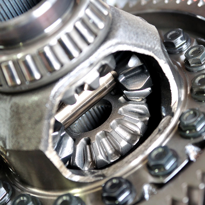 closeup of automotive differential